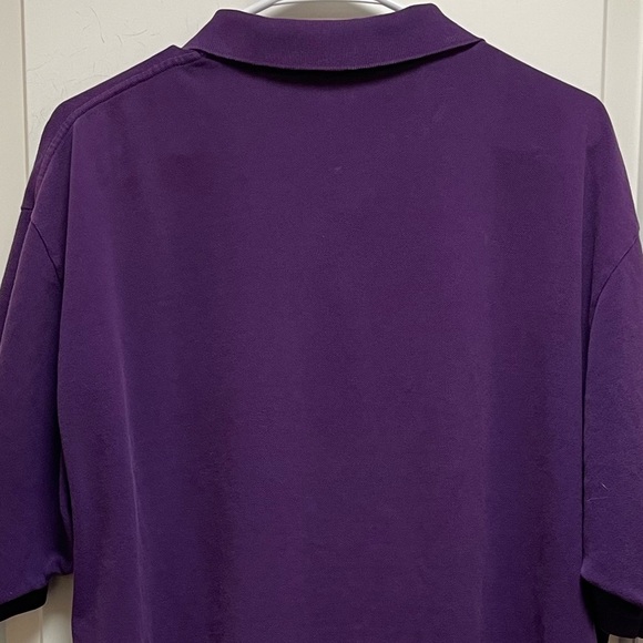 Ralph Lauren Polo Mens Sz XXL Shirt Purple Classic Solid Preppy Golf Y2K - Picture 3 of 7